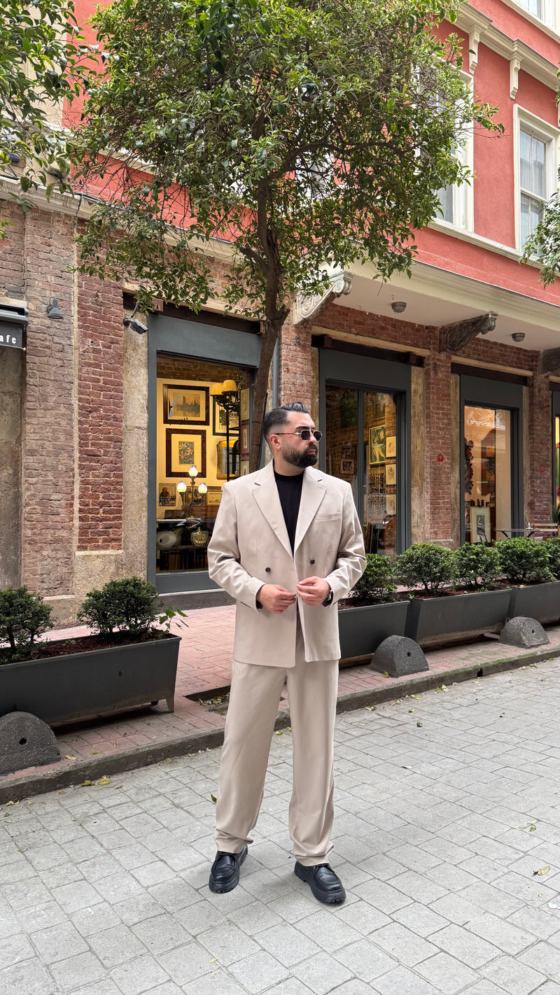 Oversize Takım Elbise - Siyah
