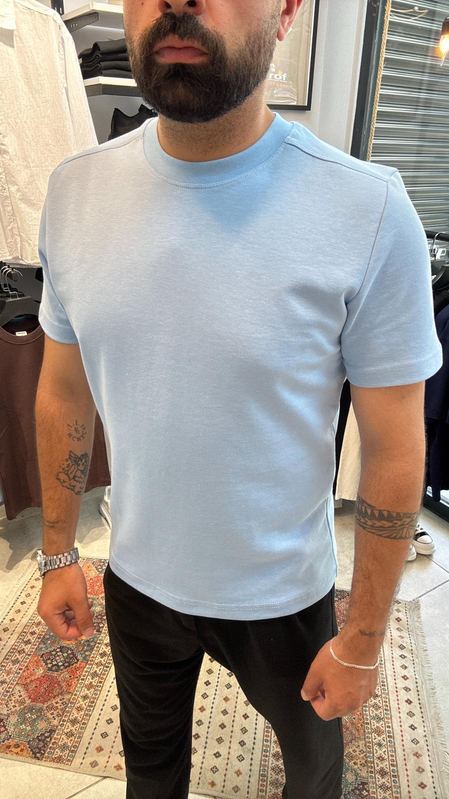 Bebe Mavi Premium Basic Tişört